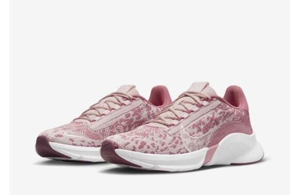 Nike Women's SuperRep Go 3 Flyknit Running Shoes Desert Pink Desert Berry10